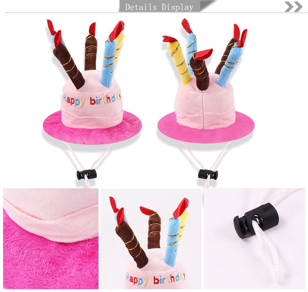 Birthday hat for pets Woof & Meow