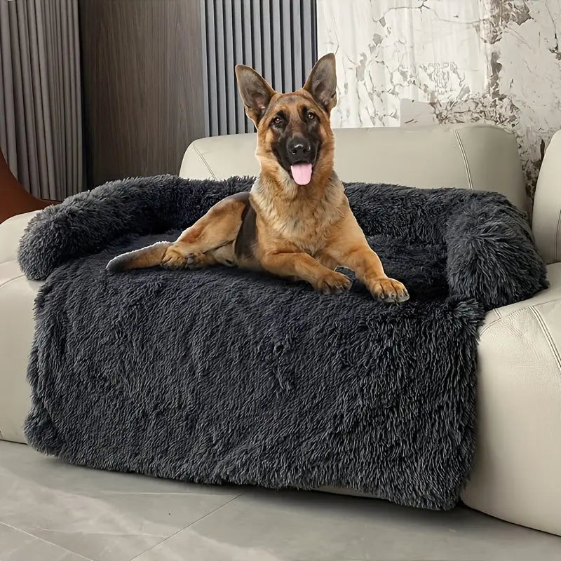 NNETM Pet Plush Sofa Bed with Neck Cushion NNETM