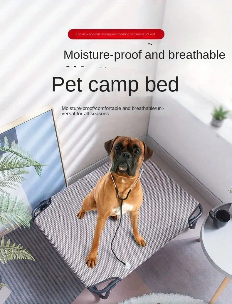 Foldable Pet Bed with Removable Cushion TM