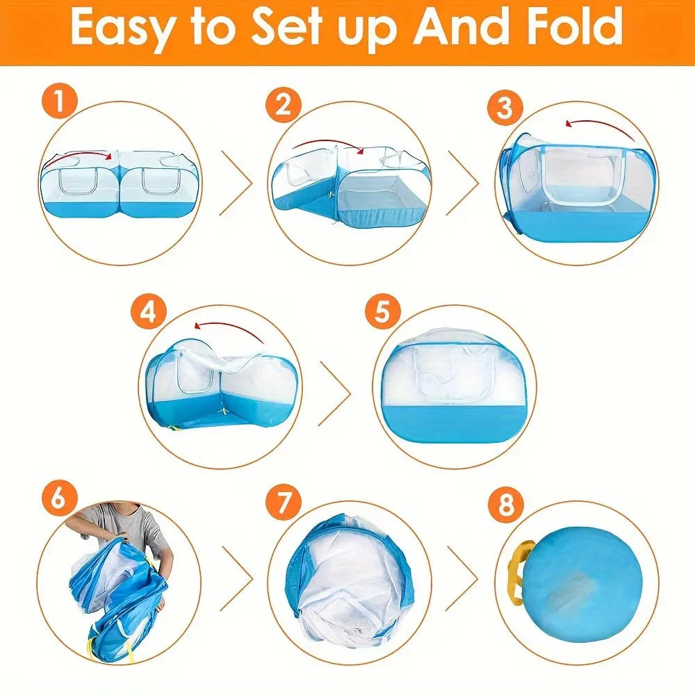 NNETM Pet Playpen Portable Outdoor Cage NNETM