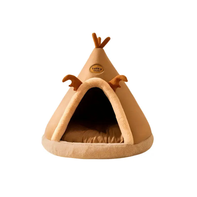 Cartoon Reindeer Pet Tent Dog Cat House TM