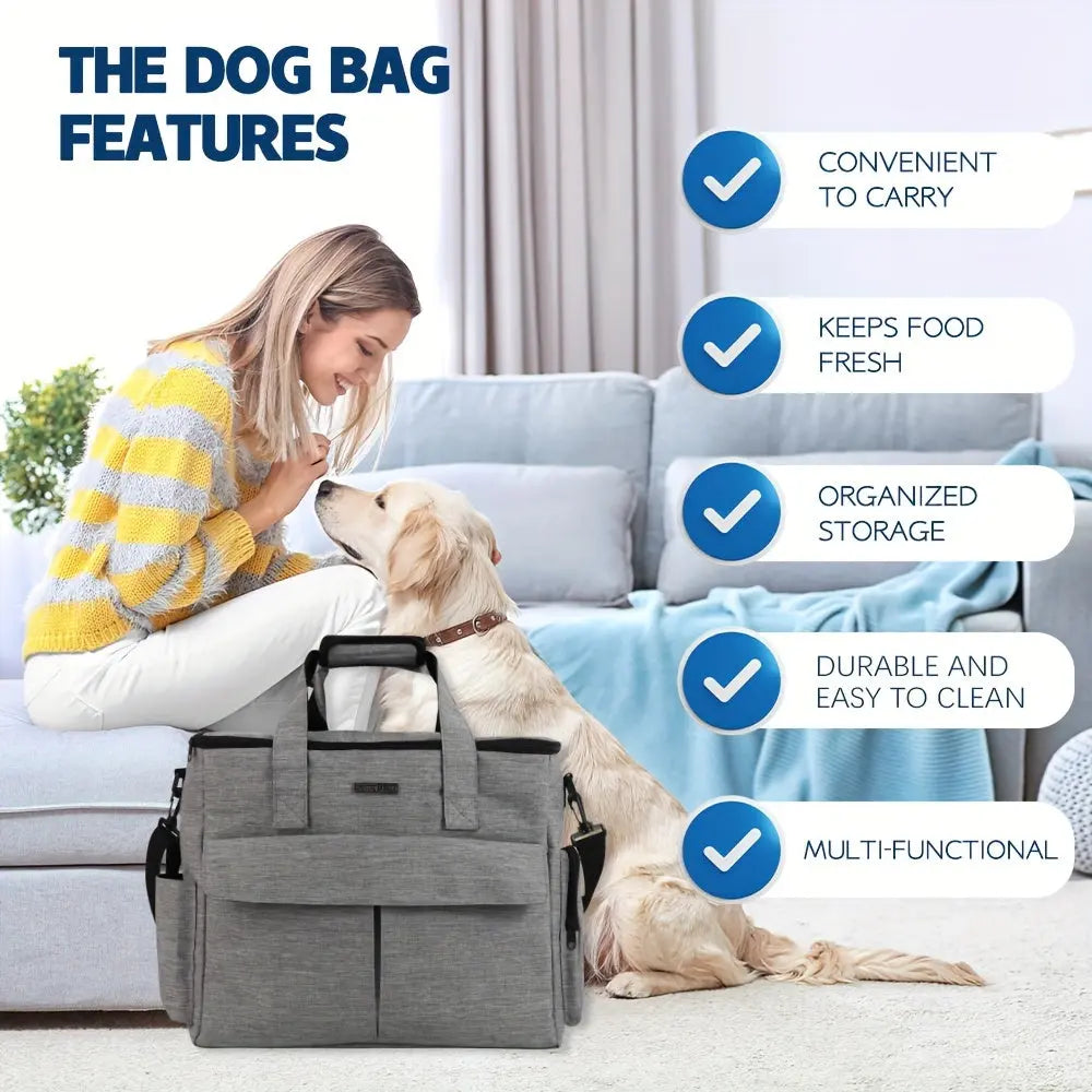 Pet Travel Bag Airline Approved with Bowls & Containers TM