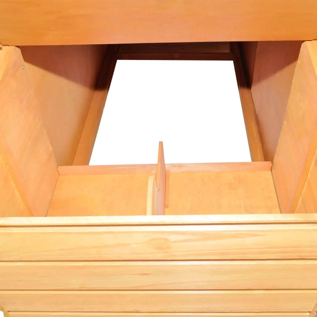 NNEVL Chicken Coop Wood 295x163x170 cm NNEVL