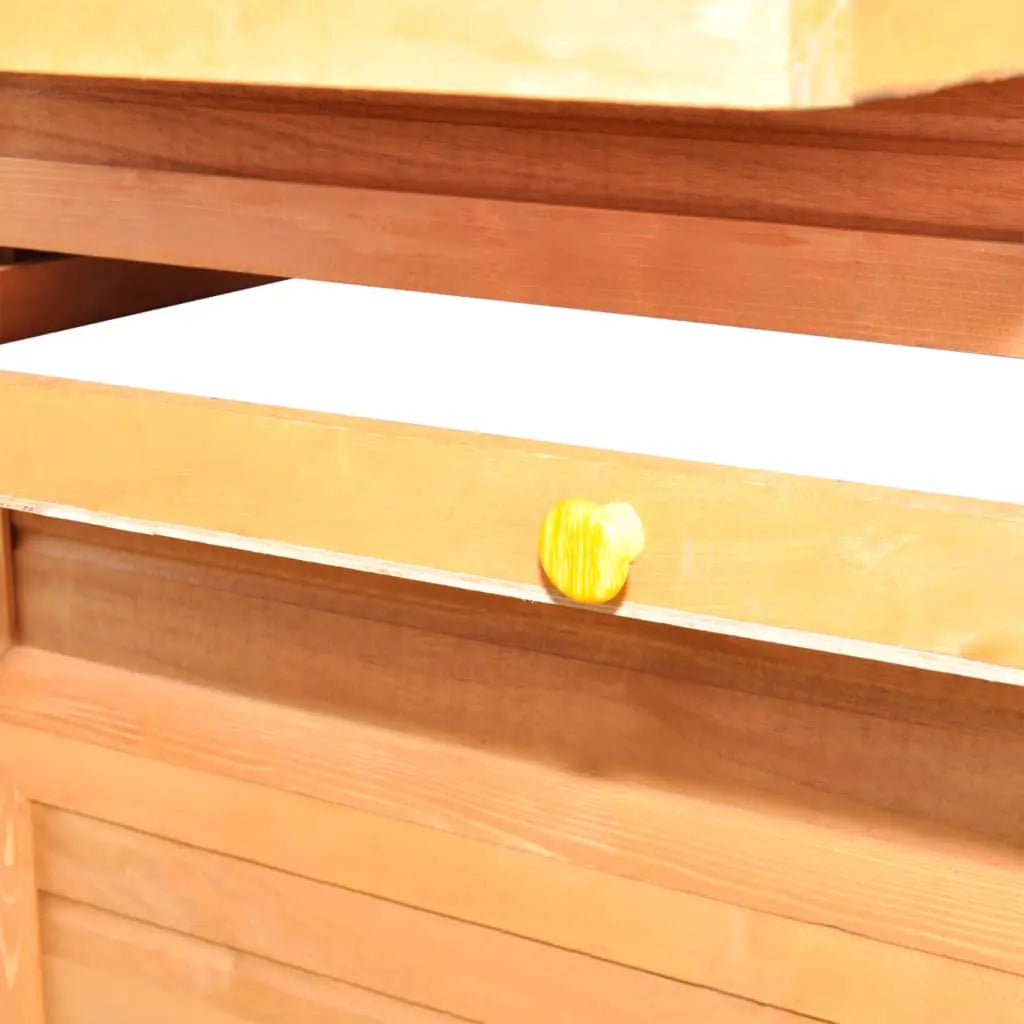 NNEVL Chicken Coop Wood 295x163x170 cm NNEVL