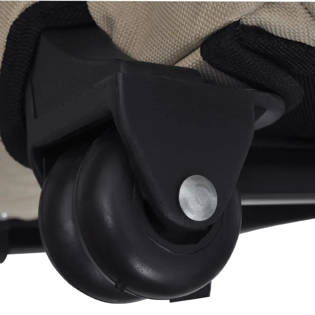 NNEVL Multipurpose Pet Trolley Beige Foldable NNEVL