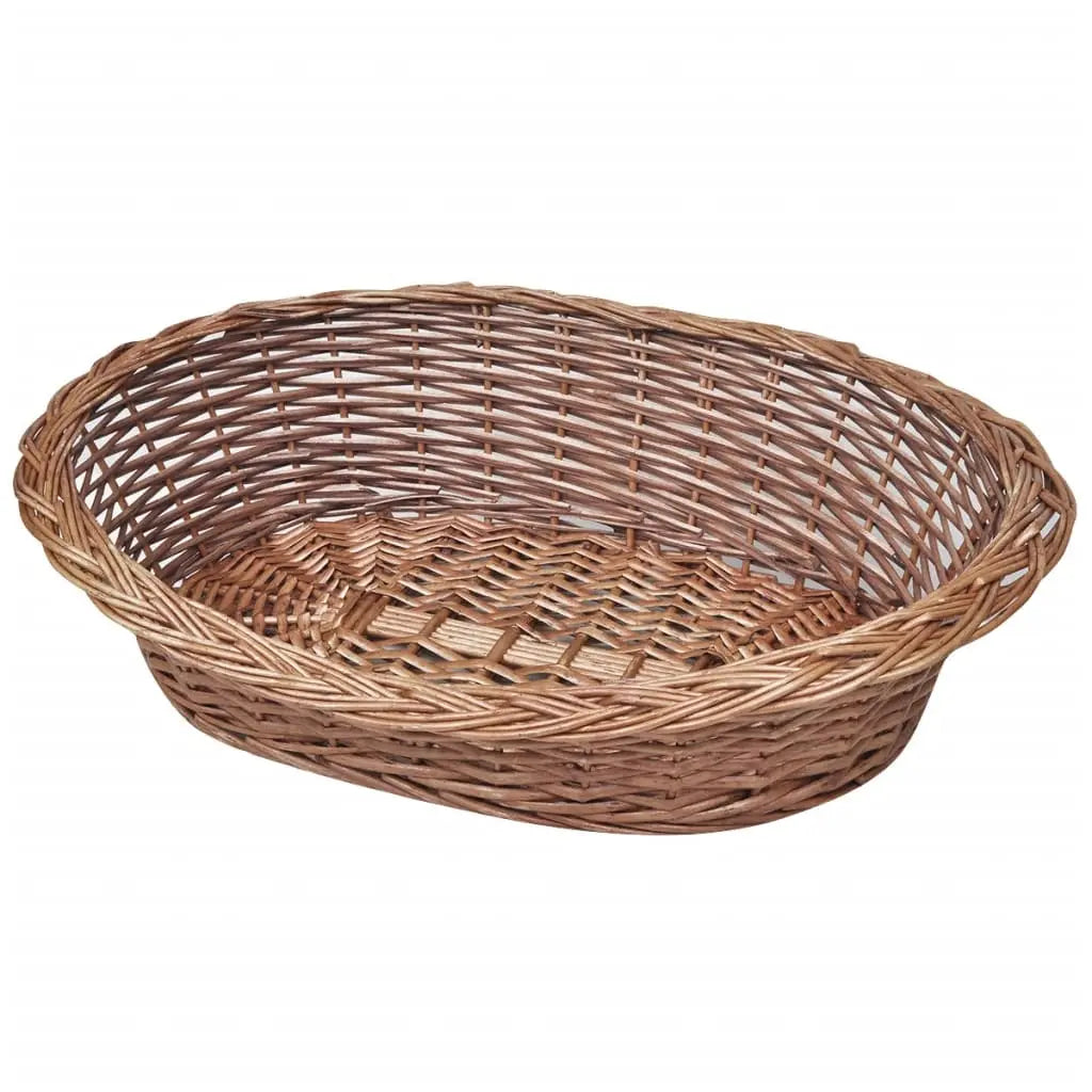 NNEVL Willow Dog Basket/Pet Bed Natural 70 cm NNEVL