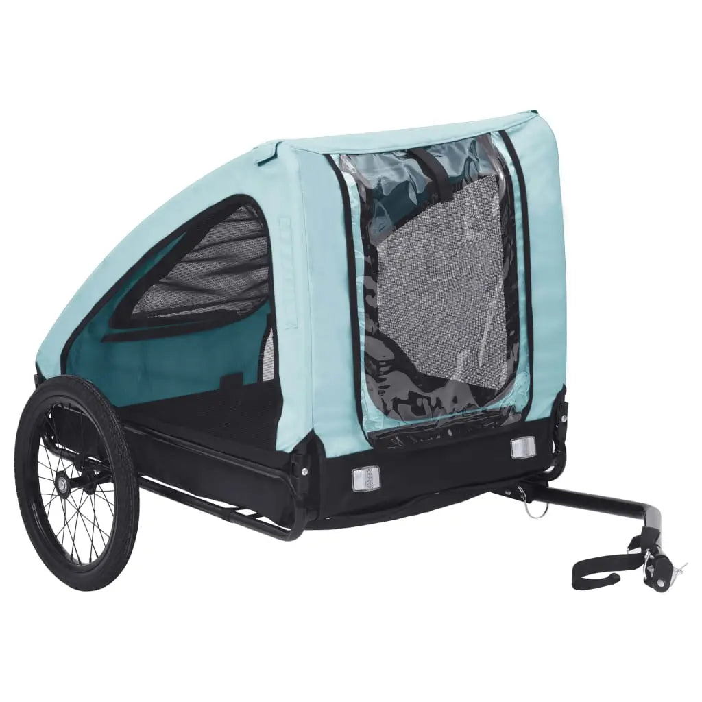 NNEVL Pet Trailer Blue and Black NNEVL