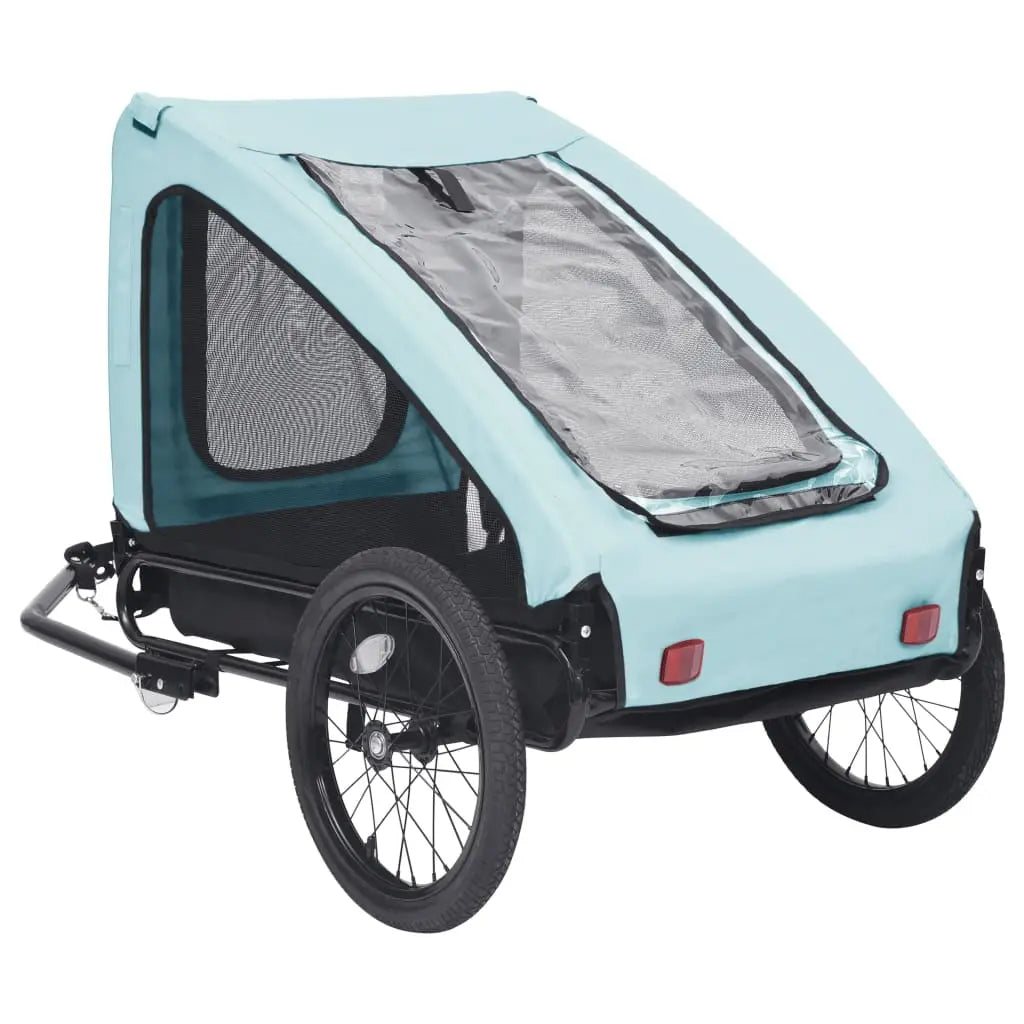NNEVL Pet Trailer Blue and Black NNEVL