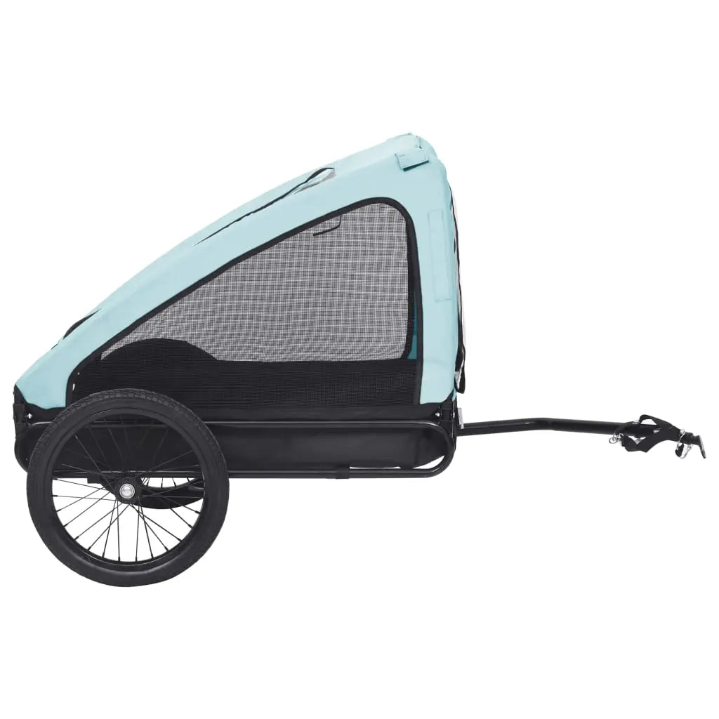 NNEVL Pet Trailer Blue and Black NNEVL