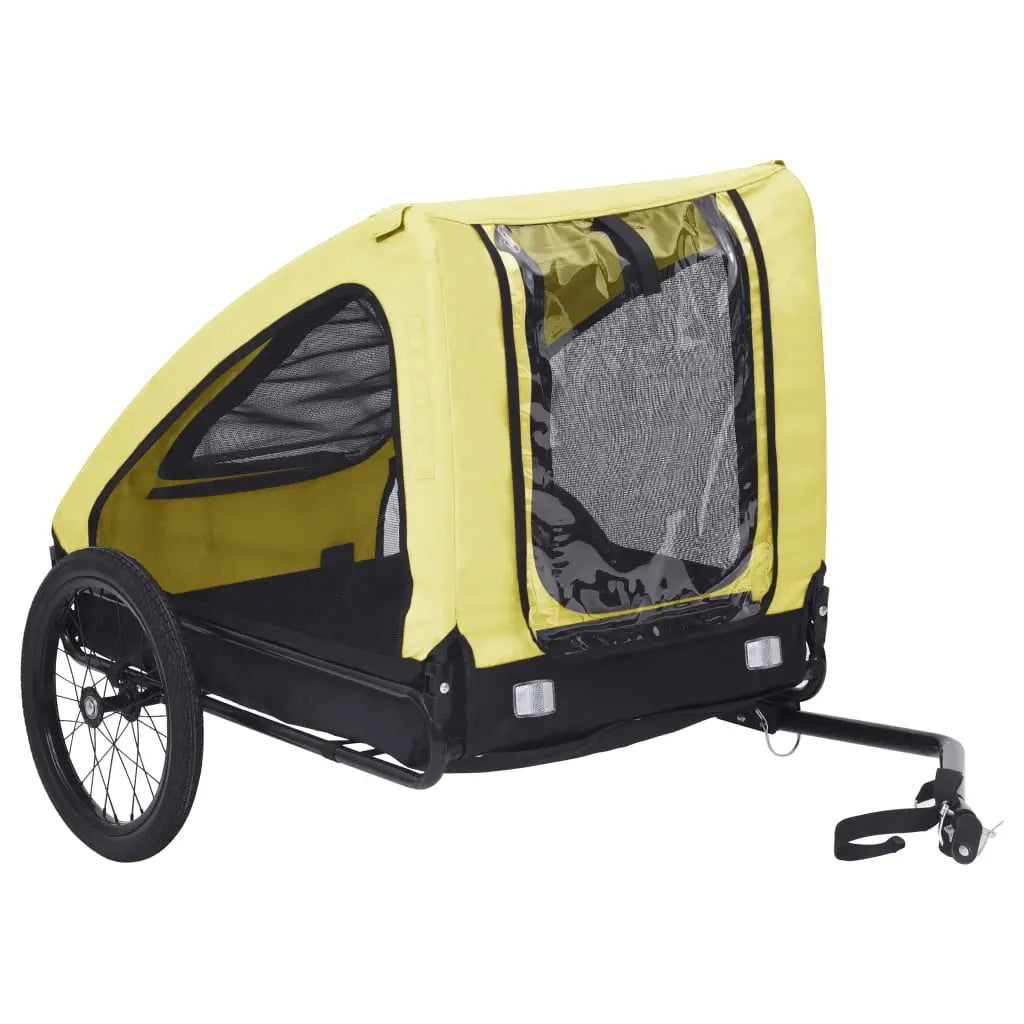 NNEVL Pet Trailer Yellow and Black NNEVL