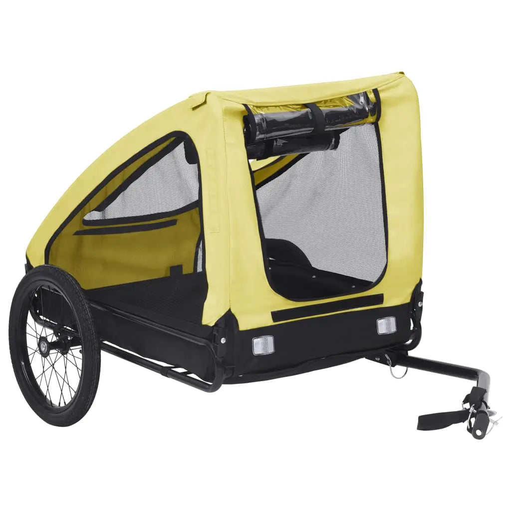 NNEVL Pet Trailer Yellow and Black NNEVL