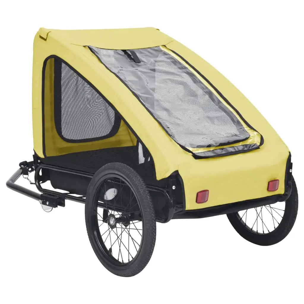 NNEVL Pet Trailer Yellow and Black NNEVL