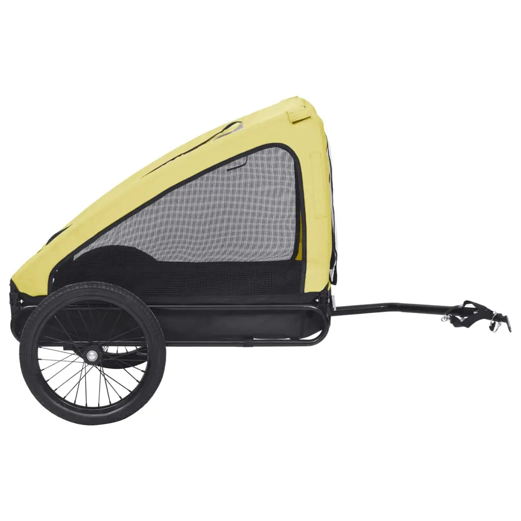 NNEVL Pet Trailer Yellow and Black NNEVL