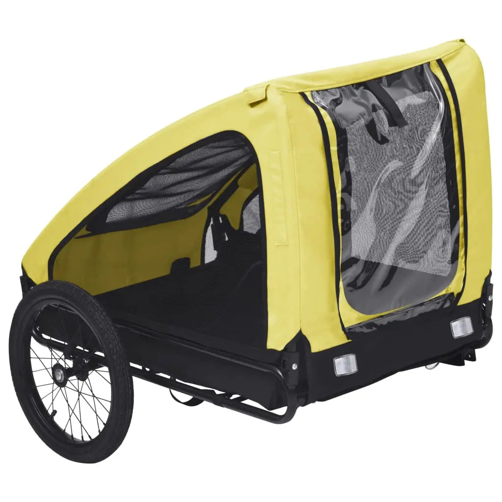 NNEVL Pet Trailer Yellow and Black NNEVL