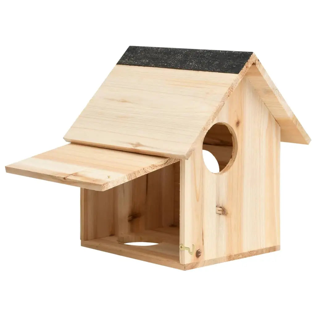 NNEVL Squirrel House Solid Firwood 26x25x29 cm NNEVL