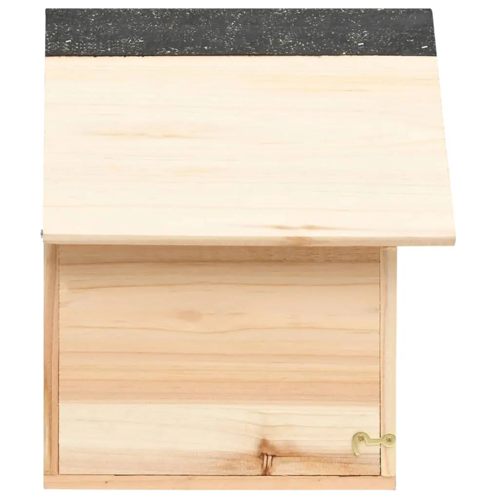 NNEVL Squirrel House Solid Firwood 26x25x29 cm NNEVL