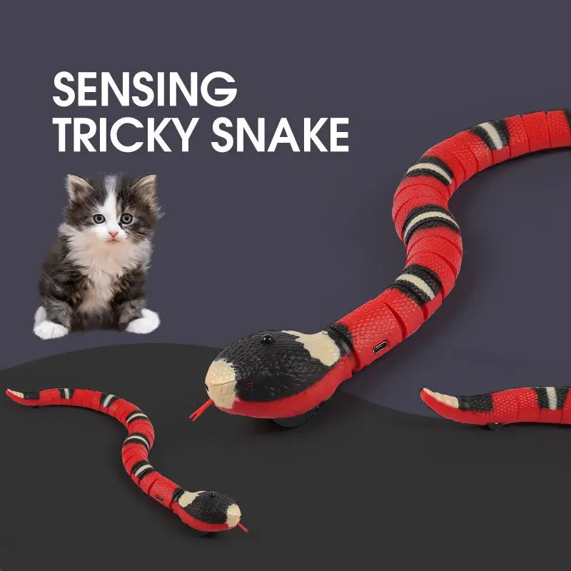 Automatic Smart Sensing Snake Pet Toy Cashymart