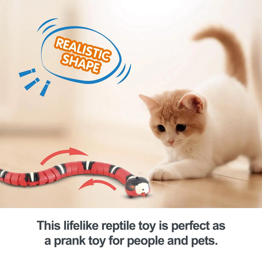 Automatic Smart Sensing Snake Pet Toy Cashymart