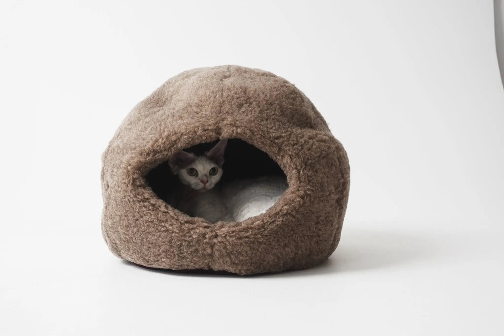 Nest Natural Woolen Pet Bed - Beige MellowConceptStore