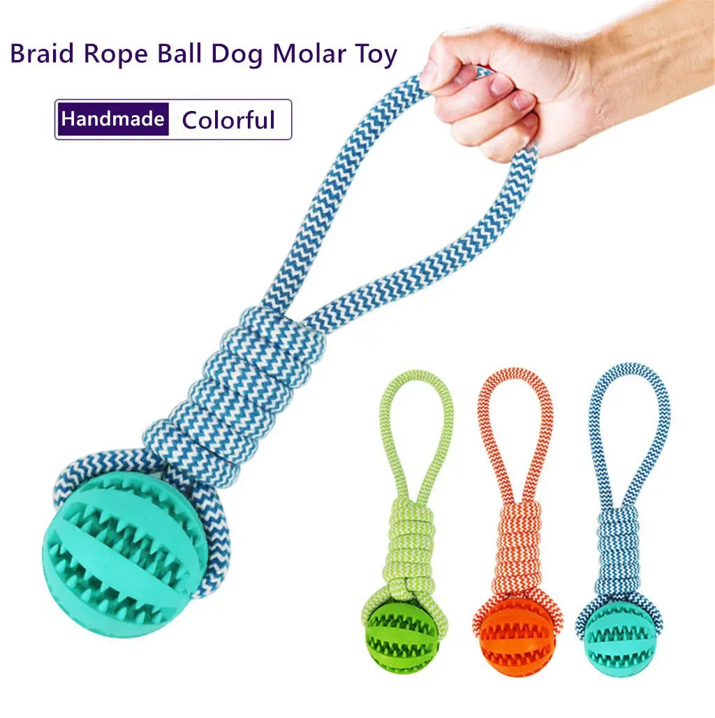 Dental Health Pet Rope Ball Toy Cashymart