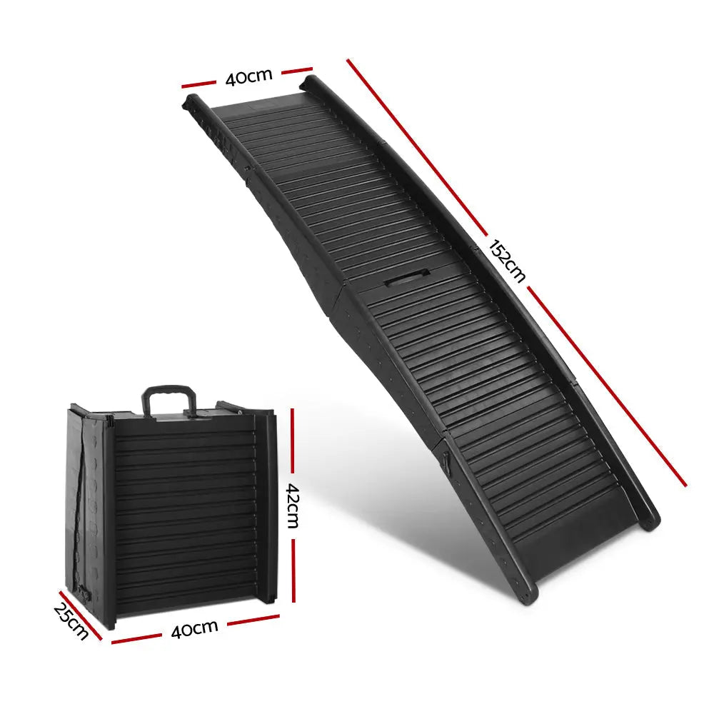 NNEDSZ Pet Portable Folding Pet Ramp for Cars - Black NNEDSZ