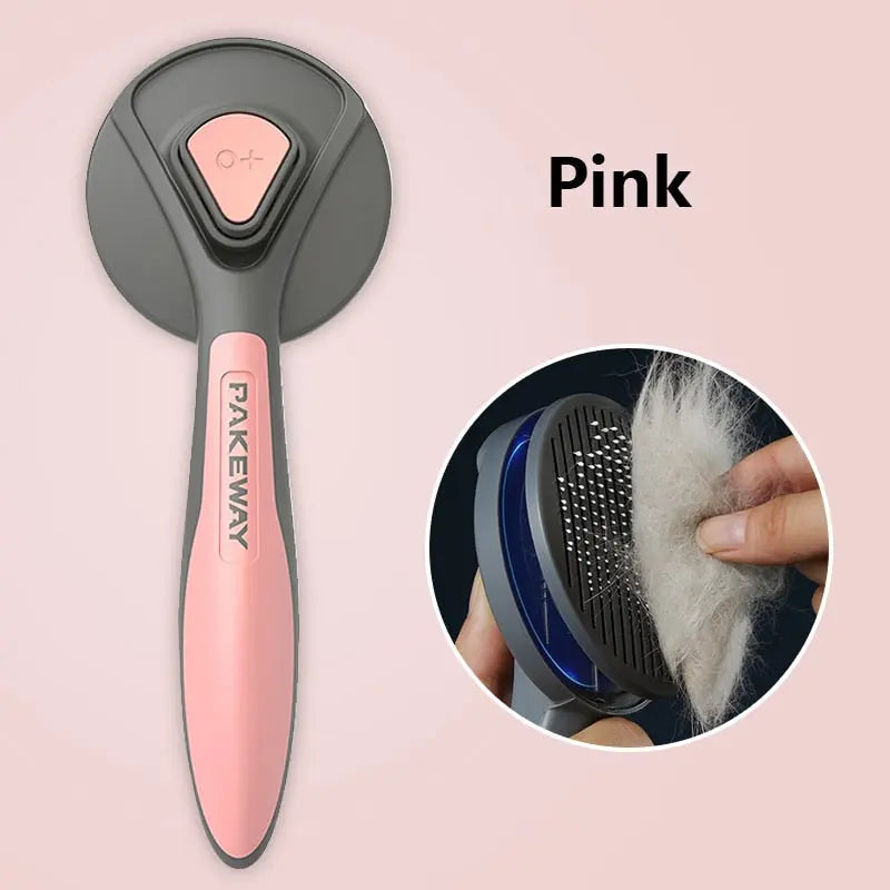Cat Comb Dog Hair Remover Brush Pet Grooming Slicker Comb Removes Tangled  Self Cleaning Pet Supplies Accessories OBA