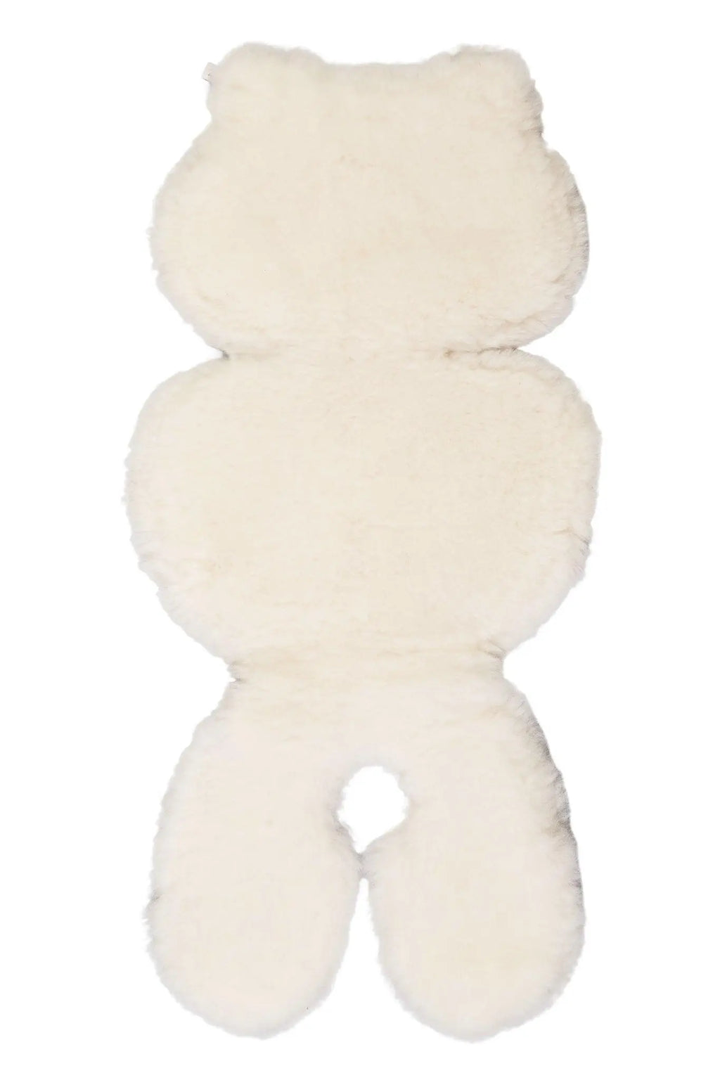 White Natural Sheepskin Car Seat / Stroller Liner MellowConceptStore
