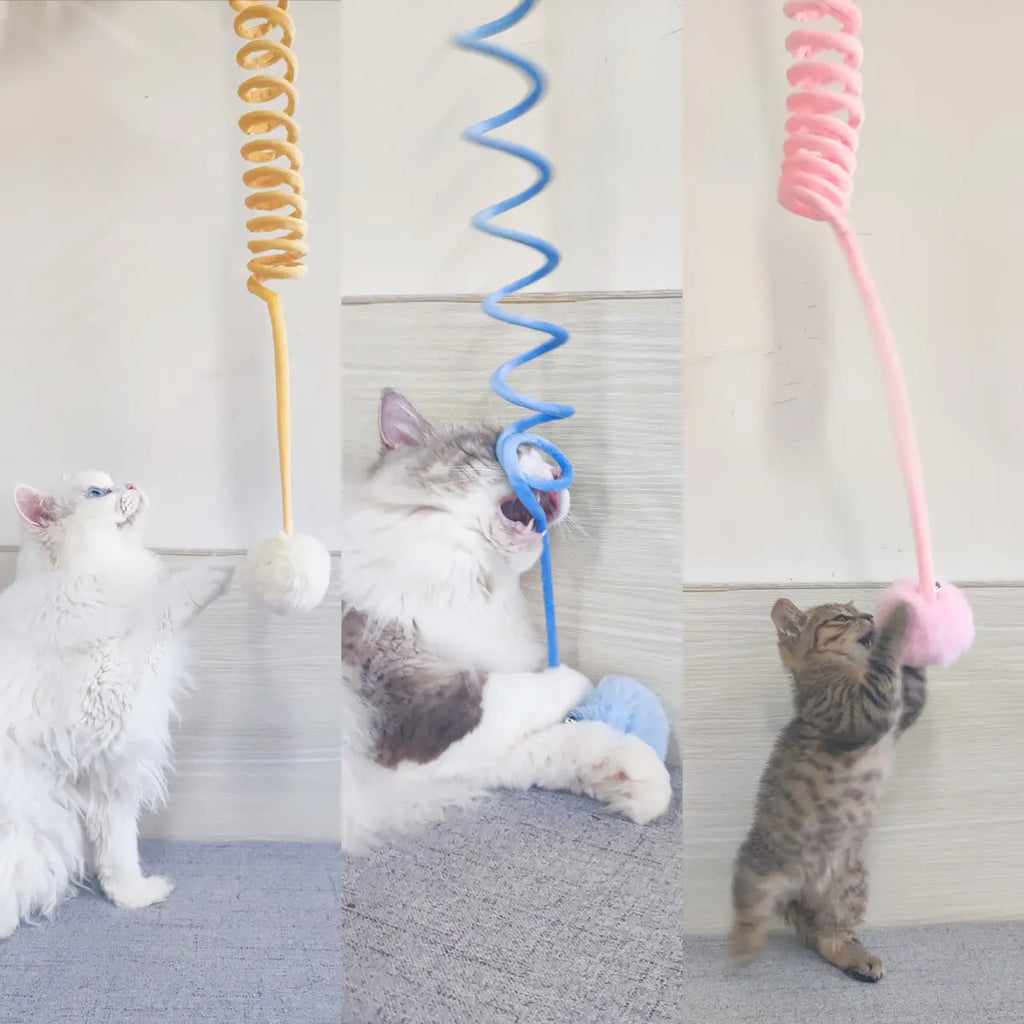 Interactive Rabbit Hair Ball Cat Toy Cashymart