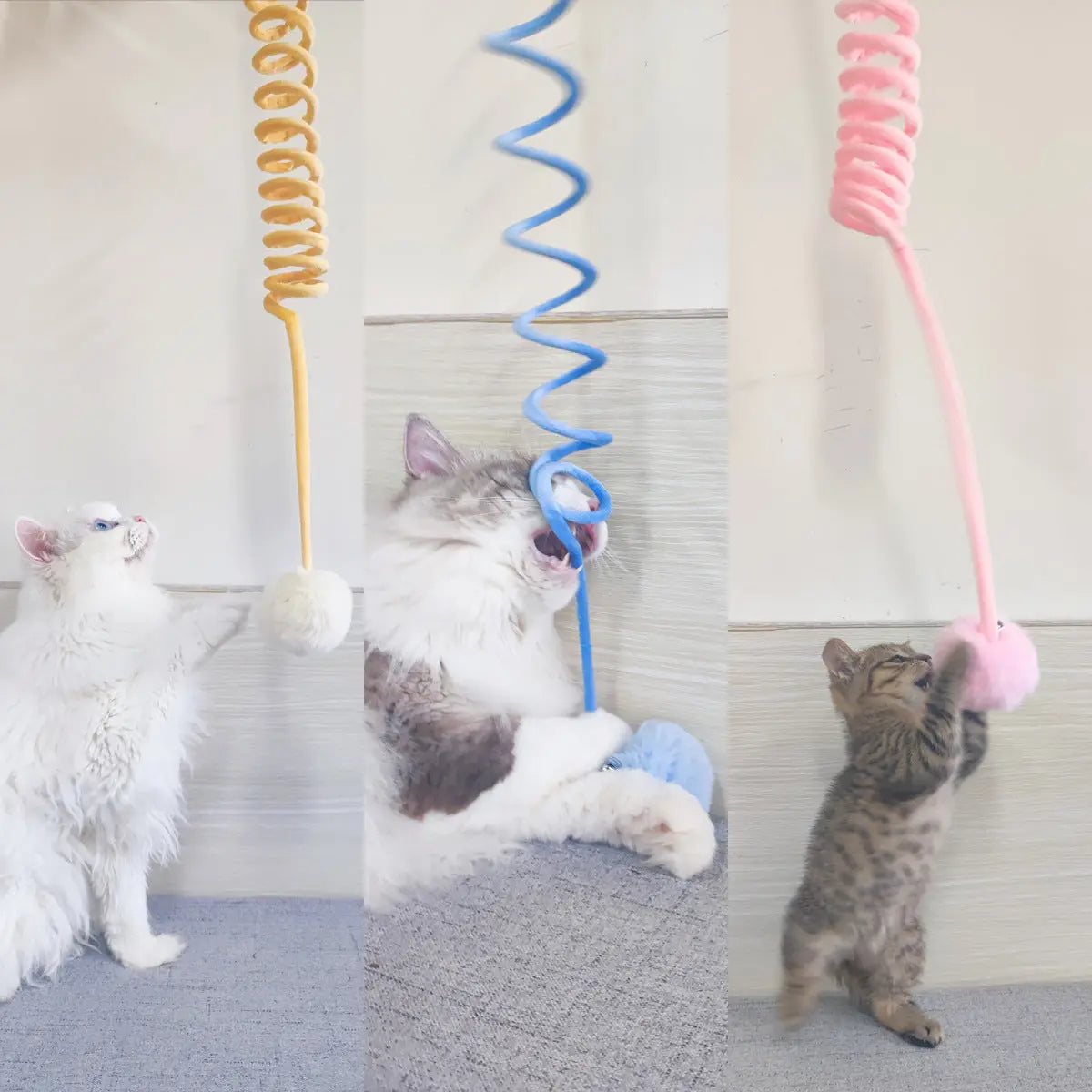 Interactive Rabbit Hair Ball Cat Toy Cashymart