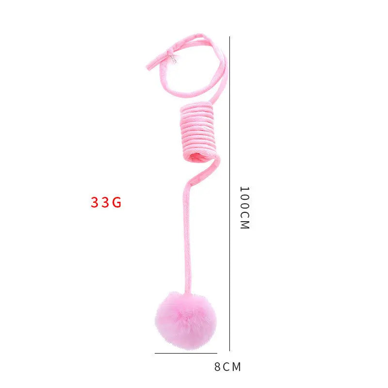 Interactive Rabbit Hair Ball Cat Toy Cashymart