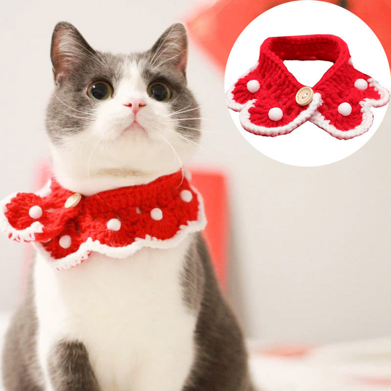 Knitted Bowknot Collar for Pets Cashymart