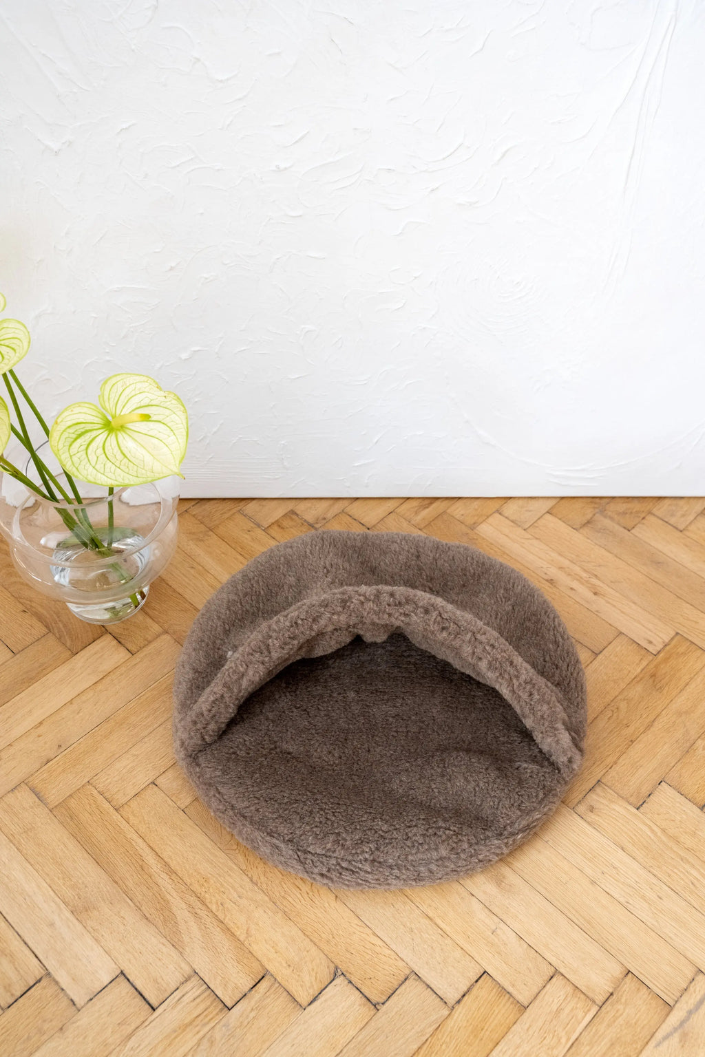Natural Wool Pet Cave - Beige Mellow Pet Store