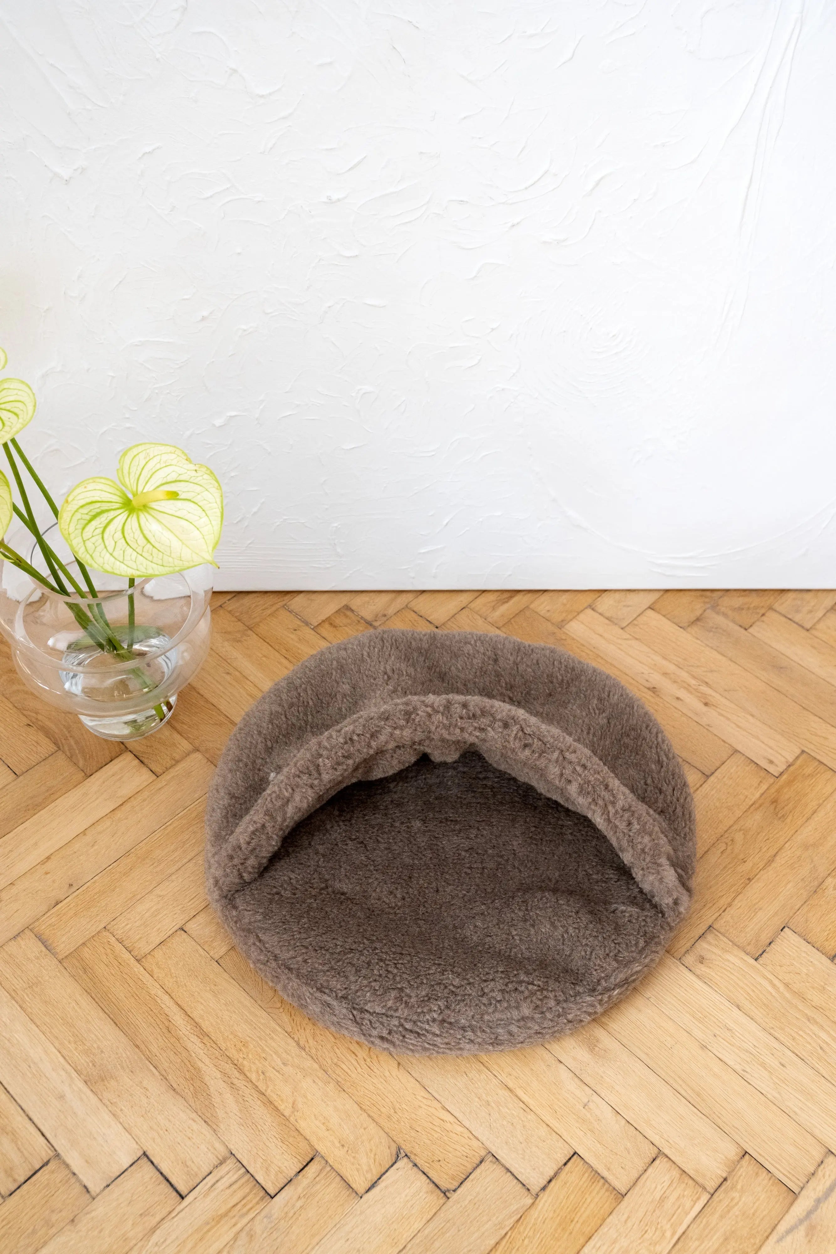 Natural Wool Pet Cave - Beige Mellow Pet Store