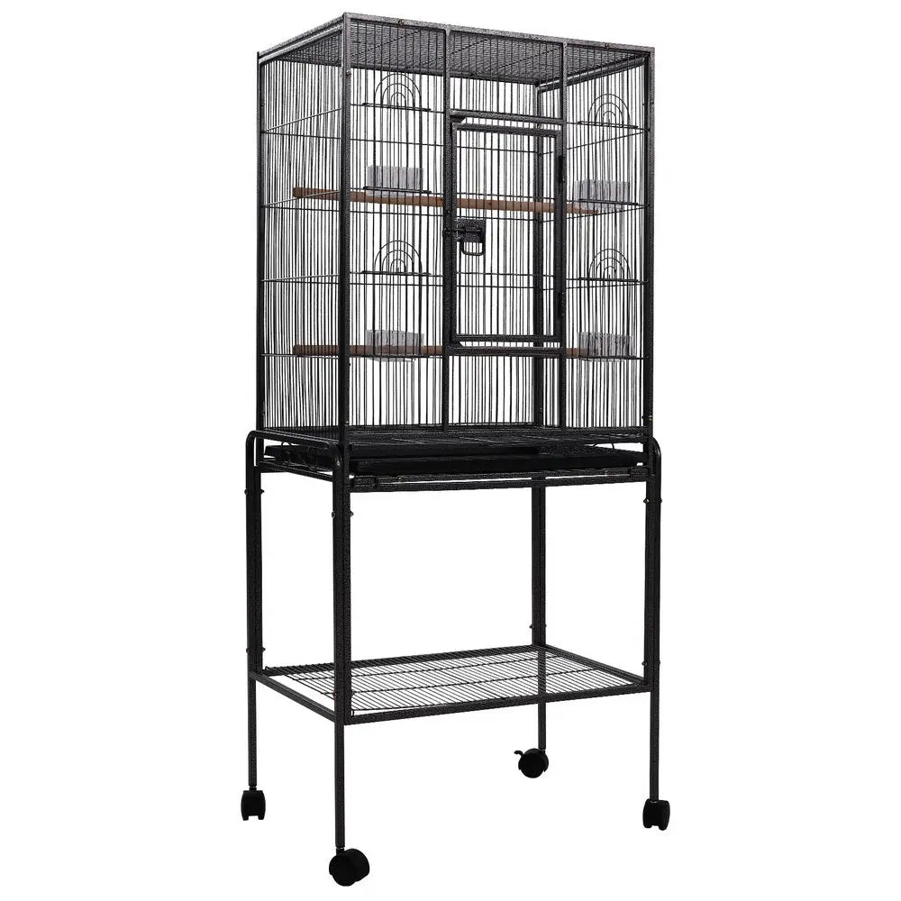NNEDSZ Bird Cage Pet Cages Aviary 144CM Large Travel Stand Budgie Parrot Toys NNEDSZ