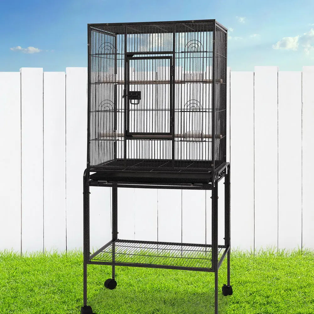 NNEDSZ Bird Cage Pet Cages Aviary 144CM Large Travel Stand Budgie Parrot Toys NNEDSZ