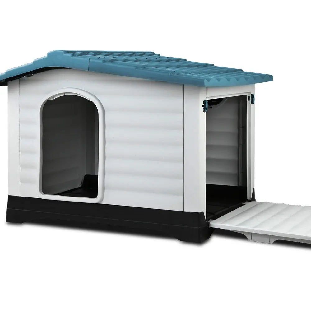 NNEDSZ Weatherproof Pet Kennel - Blue NNEDSZ