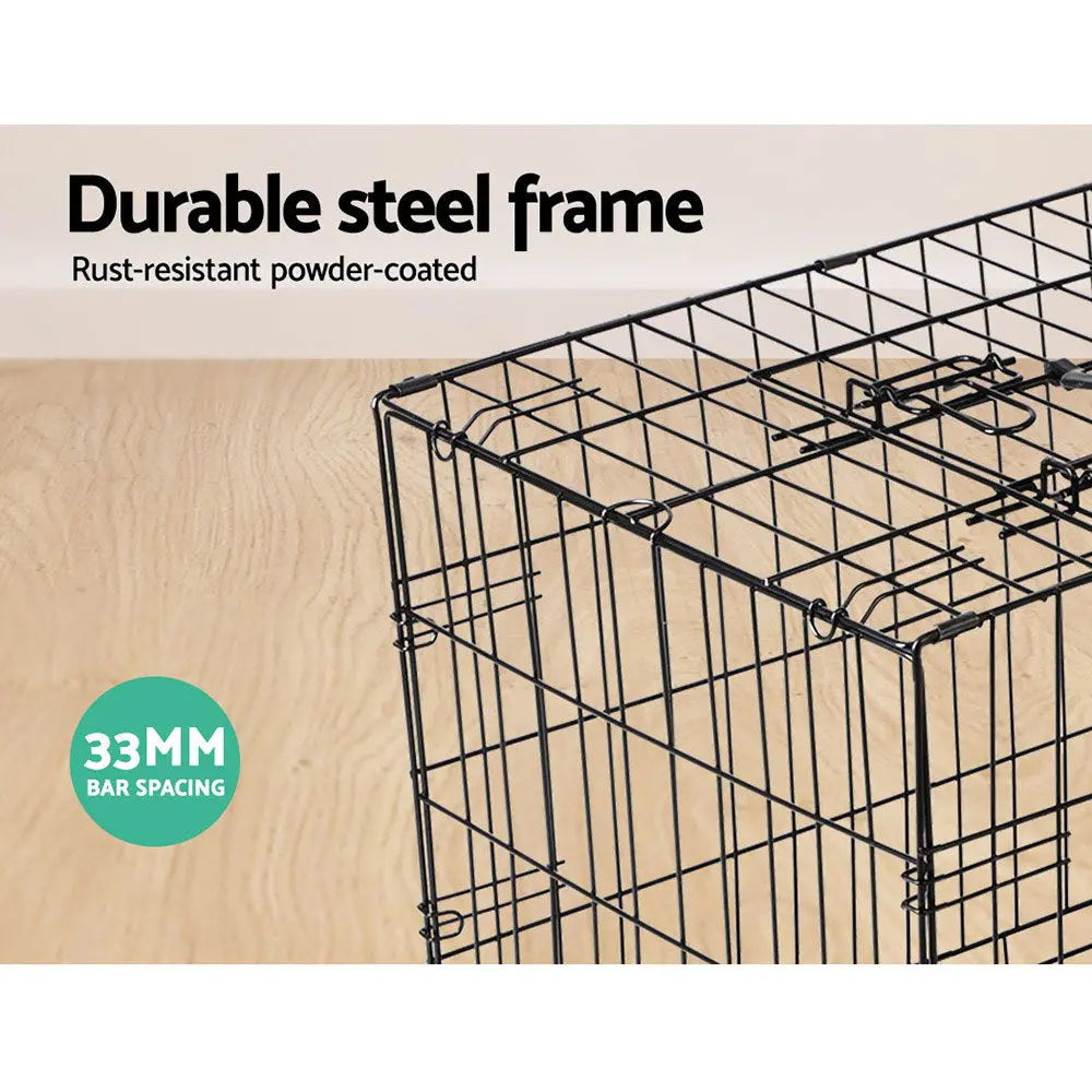 NNEDSZ 36inch Pet Cage - Black NNEDSZ