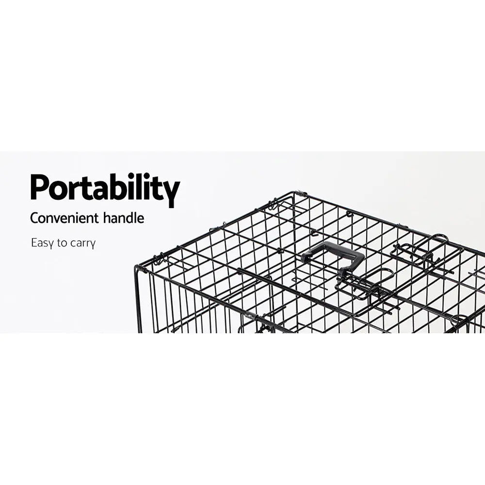 NNEDSZ 36inch Pet Cage - Black NNEDSZ