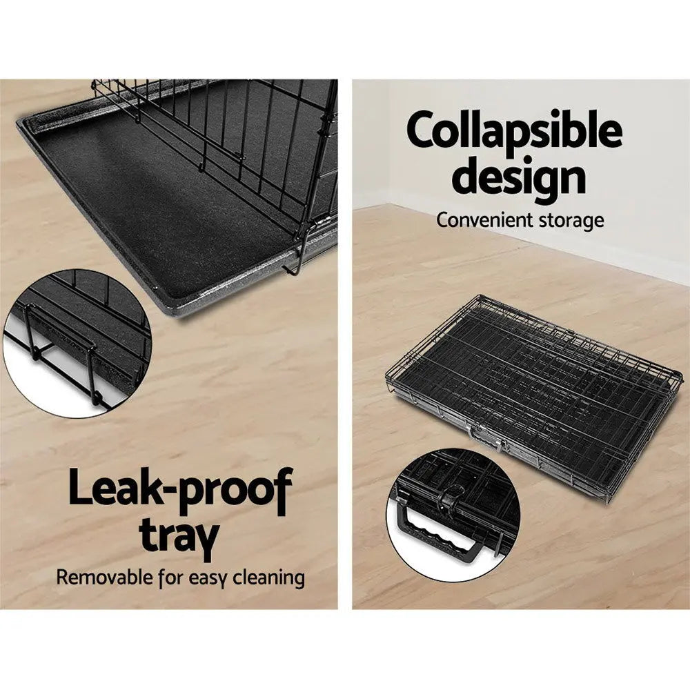 NNEDSZ 36inch Pet Cage - Black NNEDSZ