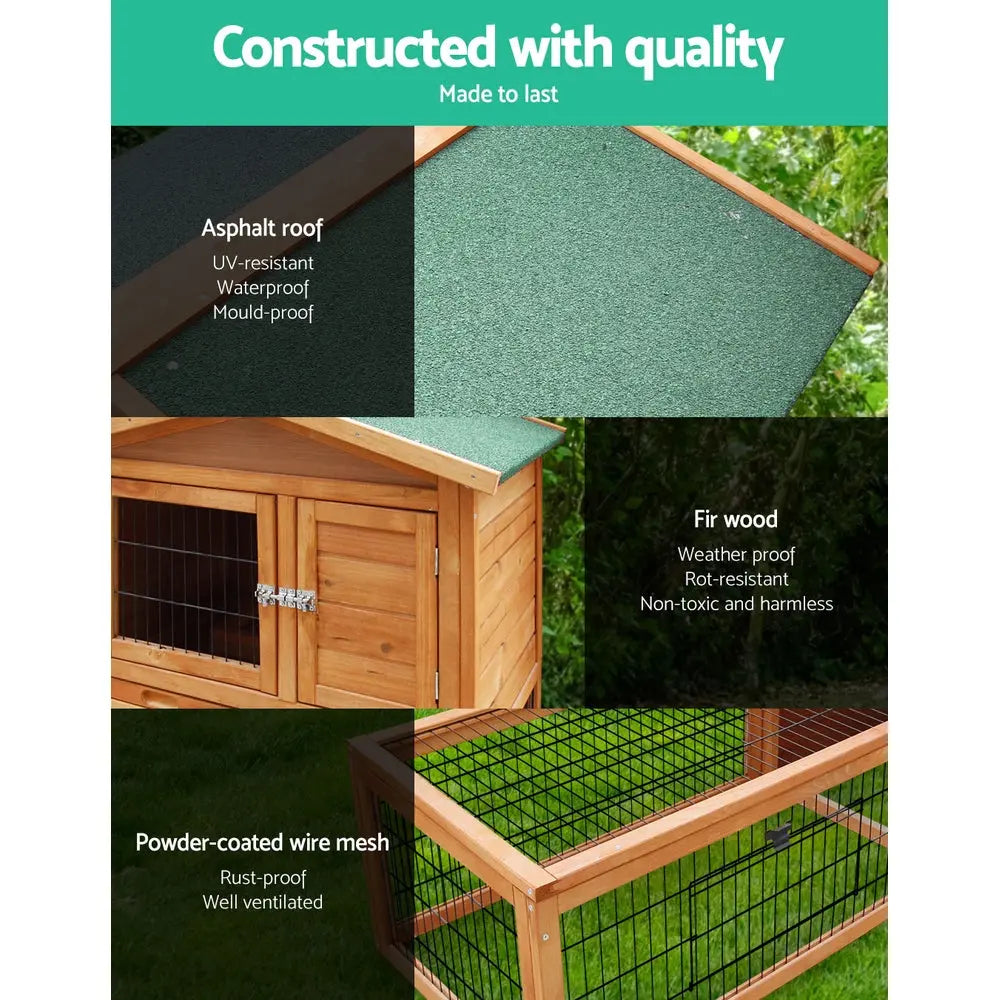 NNEDSZ155cm Tall Wooden Pet Coop NNEDSZ