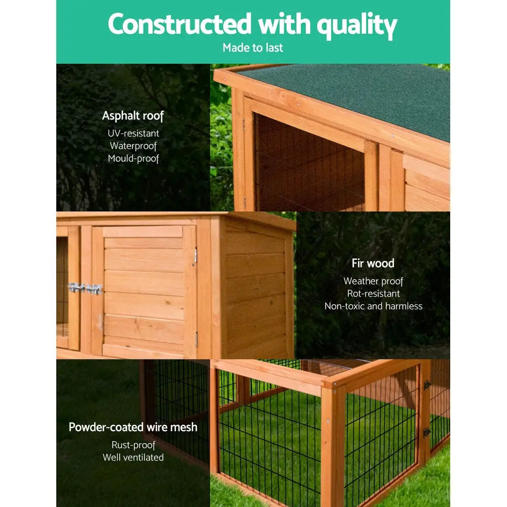 NNEDSZ 100cm Tall Wooden Pet Coop NNEDSZ