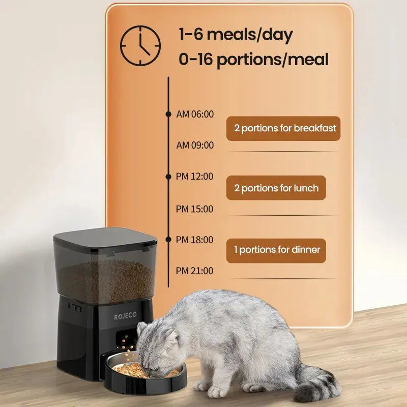 Smart Control Automatic Pet Feeder for Cats and Dogs OBA