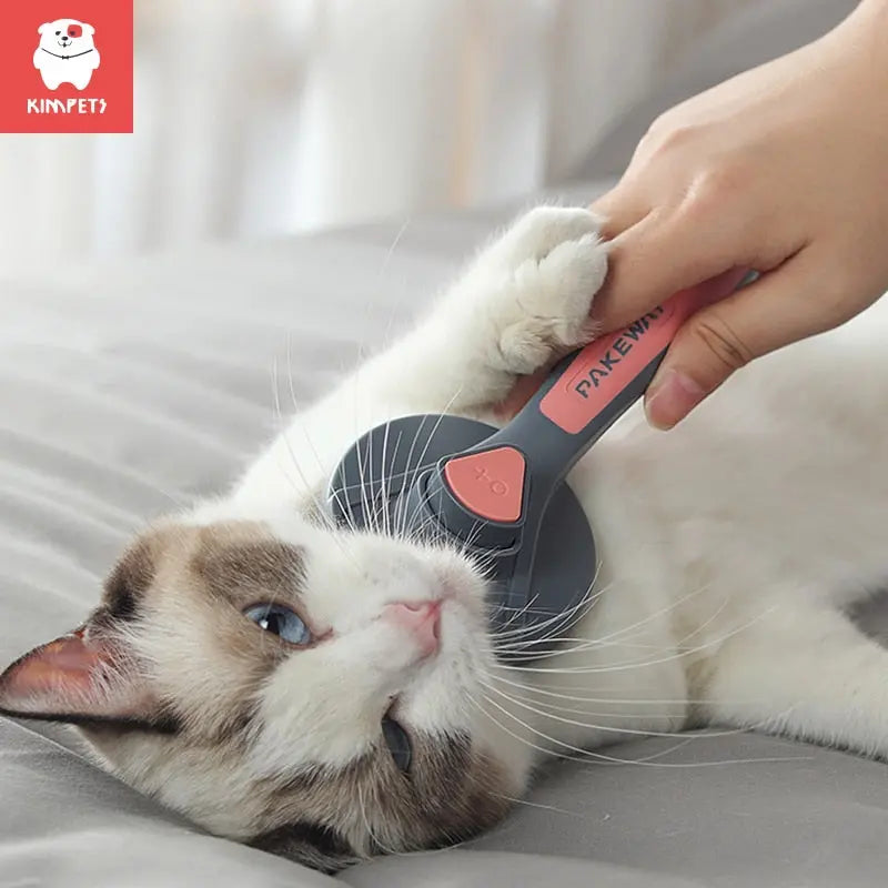 Cat Comb Dog Hair Remover Brush Pet Grooming Slicker Comb Removes Tangled  Self Cleaning Pet Supplies Accessories OBA