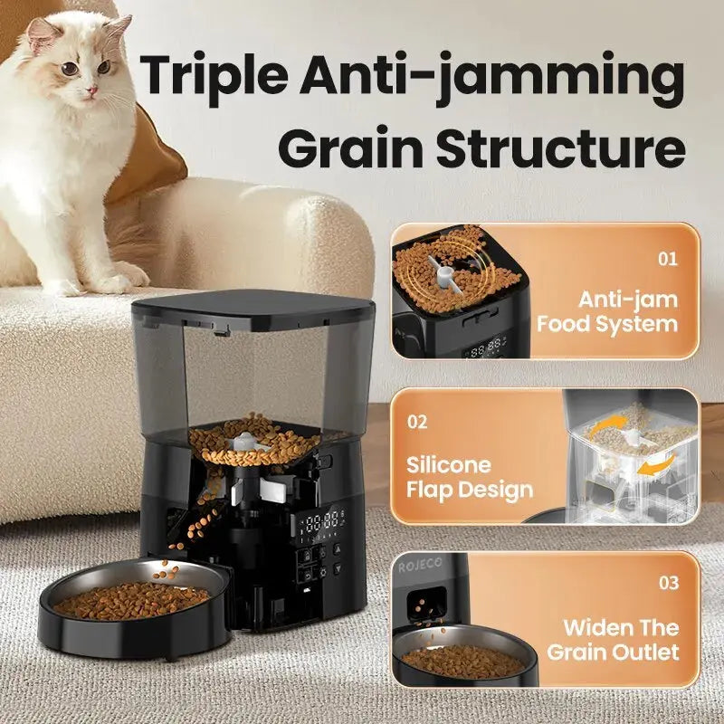 Smart Control Automatic Pet Feeder for Cats and Dogs OBA