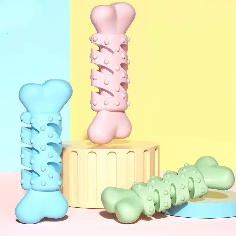 Stylish and Durable Pet Dog Bone Teething Toy Cashymart