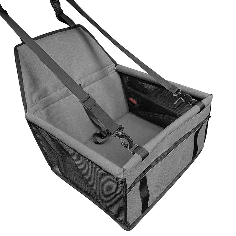NNEDSZ Dark Gray Portable Pet Car Seat for Dogs and Cats - Adjustable Car Seat Cover, Pet Travel Car Carrier with Safety Belt NNEDSZ