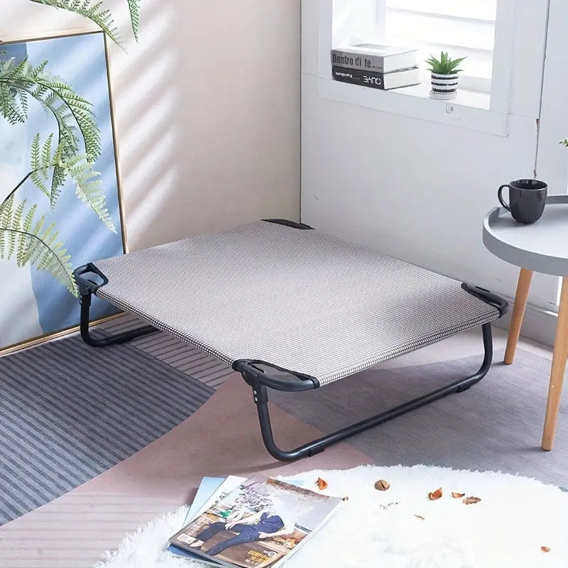Foldable Pet Bed with Removable Cushion TM