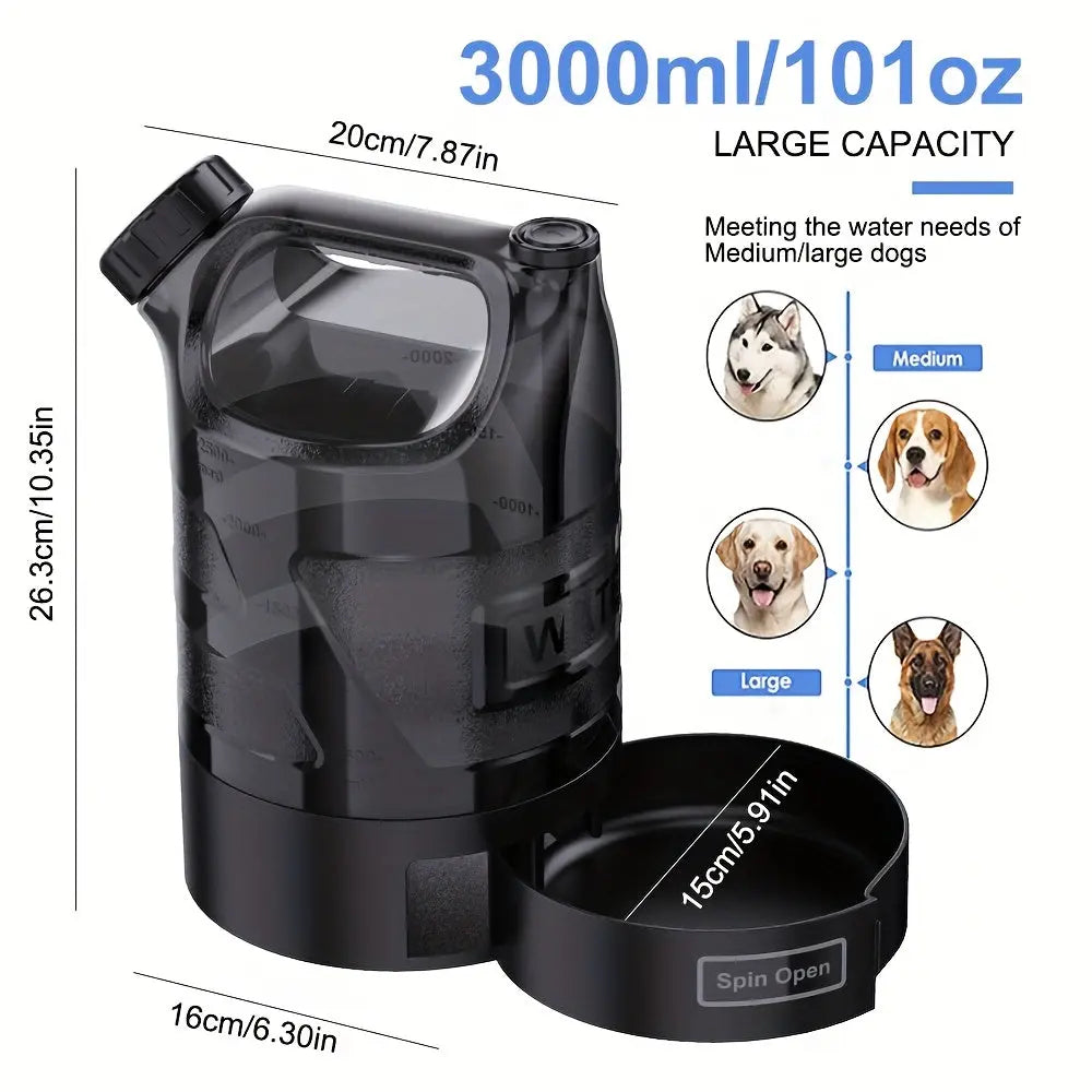 NNETM Pet Water Dispenser Leakproof Dual Flow Control NNETM
