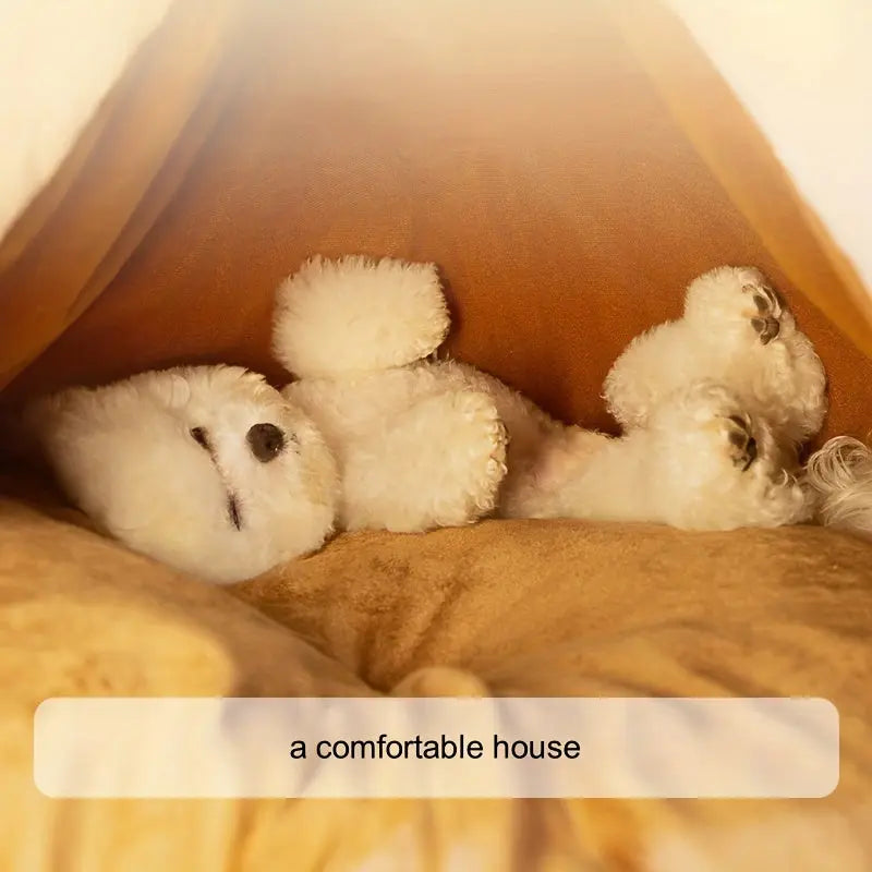 Cartoon Reindeer Pet Tent Dog Cat House TM