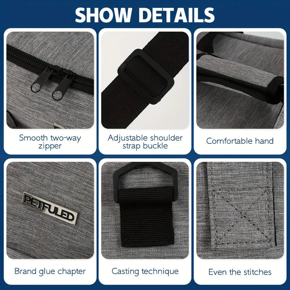 Pet Travel Bag Airline Approved with Bowls & Containers TM